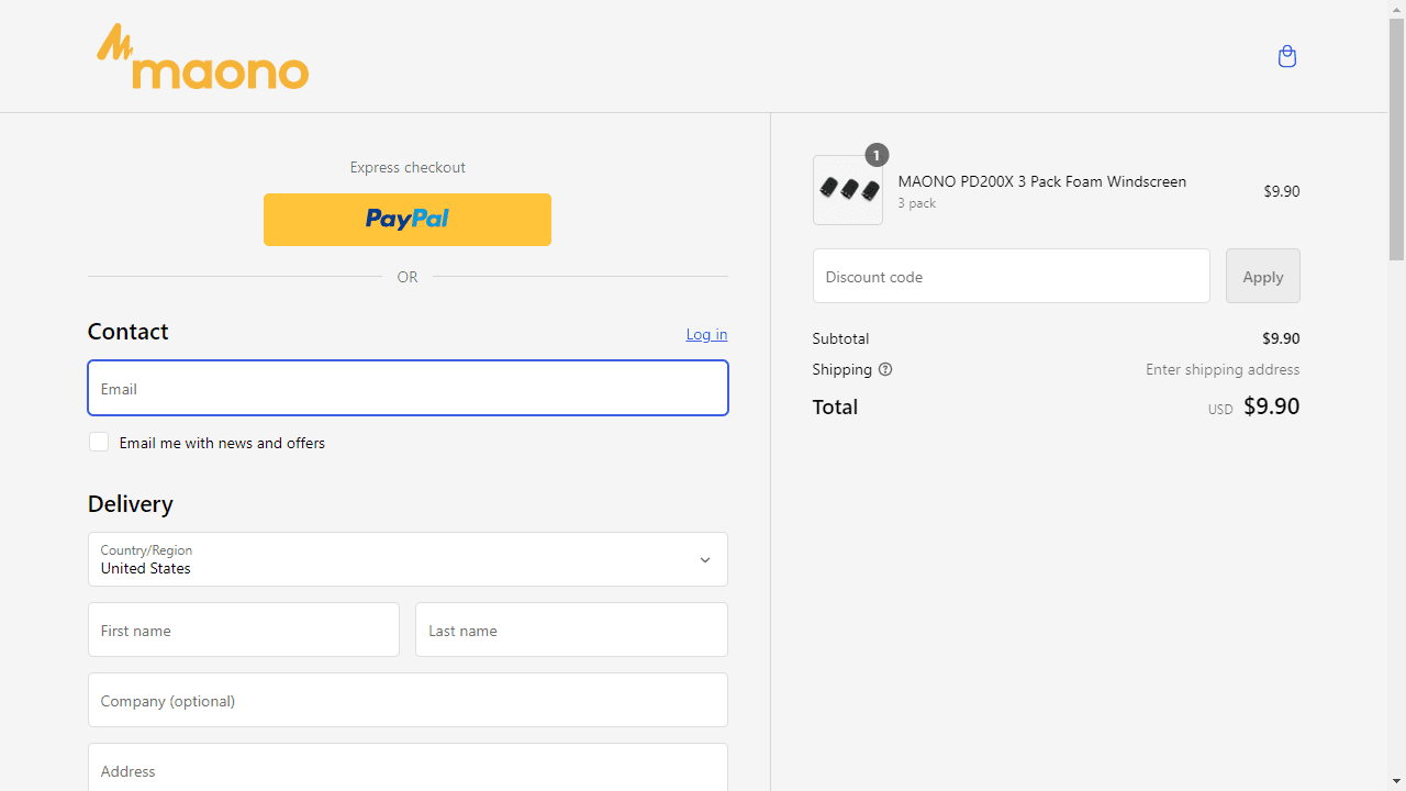 How to apply Maono coupon code